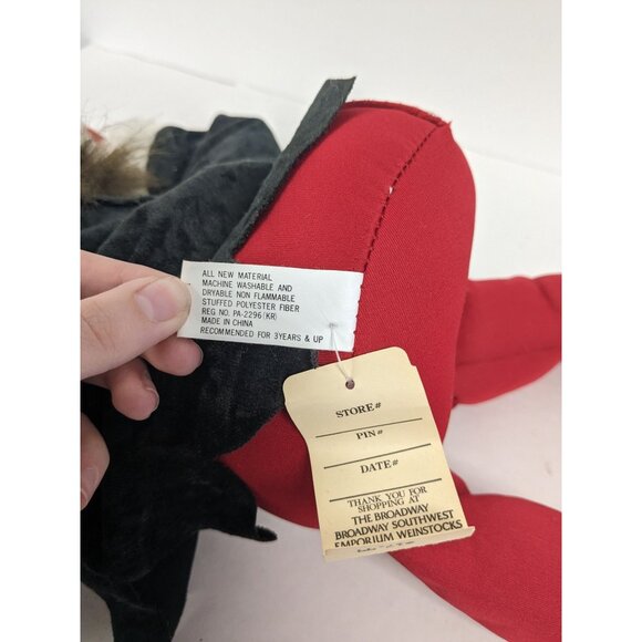 Vintage Jimmine Carter Hawley Hale Stores Elf With Tags Stuffed Toy 27" - Picture 4 of 5